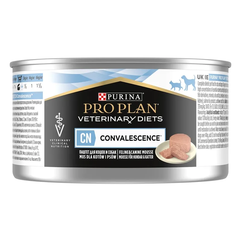 Billig Purina Pro Plan Veterinary Diet CANINE & FELINE Convalescence Mousse 24x195 g