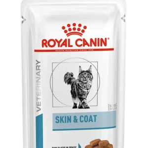 Rabatt Royal Canin Veterinary Cat Derma Skin & Coat wet 12x85g