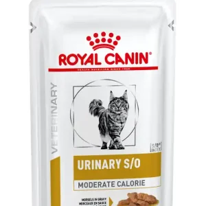 Royal Canin Veterinary Diets Urinary S/O Moderate Calorie Morcels in Gravy Pouch våtfoder för katt 12x85 g Lägg i varukorgen