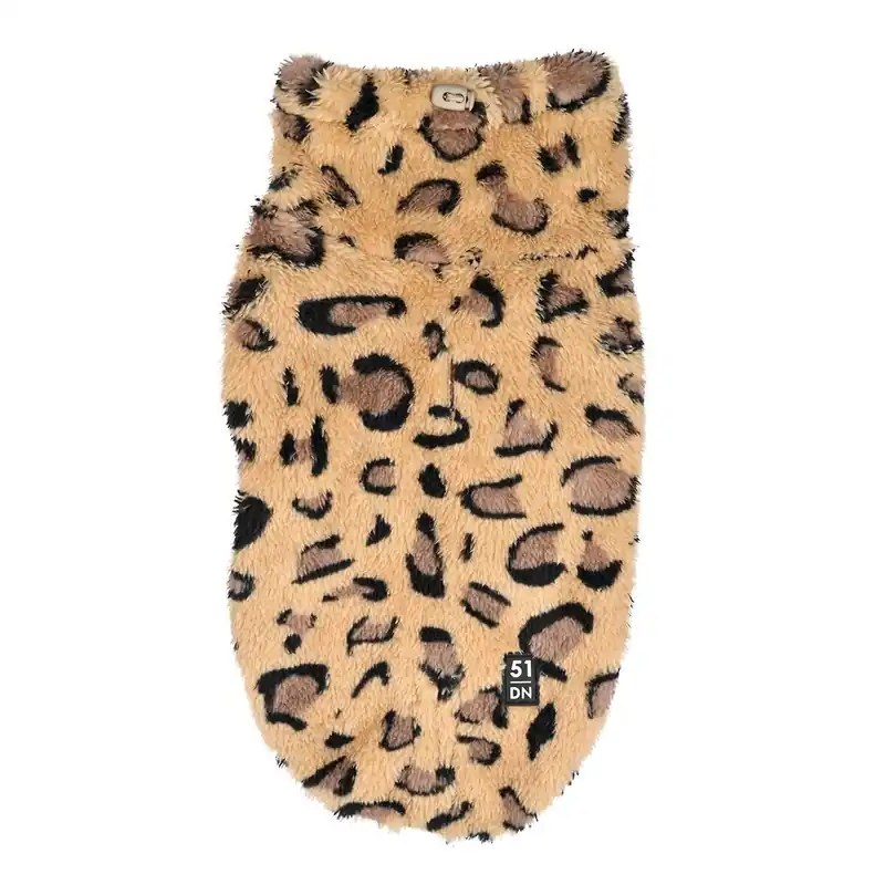 51 Degrees North Turtle Teddy Hundtröja till Tax Leopard Rabatt