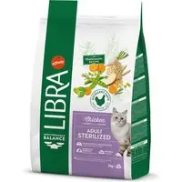 Billig Libra Cat Adult Sterilized med kyckling - 3 kg