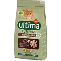 Extra rabatt Ultima Cat Nature No Grain Adult med kalkon - 1,1 kg
