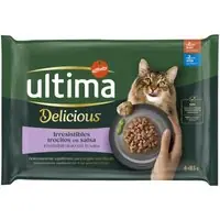 Ekonomipack Ultima Delicious Adult Sterilized 96 x 85 g - Nötkött + Tonfisk Handla nu