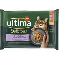 Ekonomipack Ultima Delicious Adult Sterilized 96 x 85 g - Kötturval Rabatter