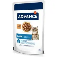 18 + 6 på köpet! 24 x 85 g Advance - Adult kyckling Erbjudandepris