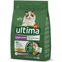 Sänkt pris Ultima Sterilized Hairball med kalkon - Ekonomipack 2 x 2,5 kg