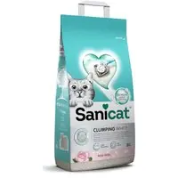 2 x liter Sanicat klumpbildande strö till sparpris! - Clumping White Rose 2 x 8 l Kampanj