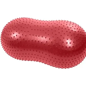 Kampanj Balanskudde Kruuse Physio Tactile Peanut Röd 60 cm