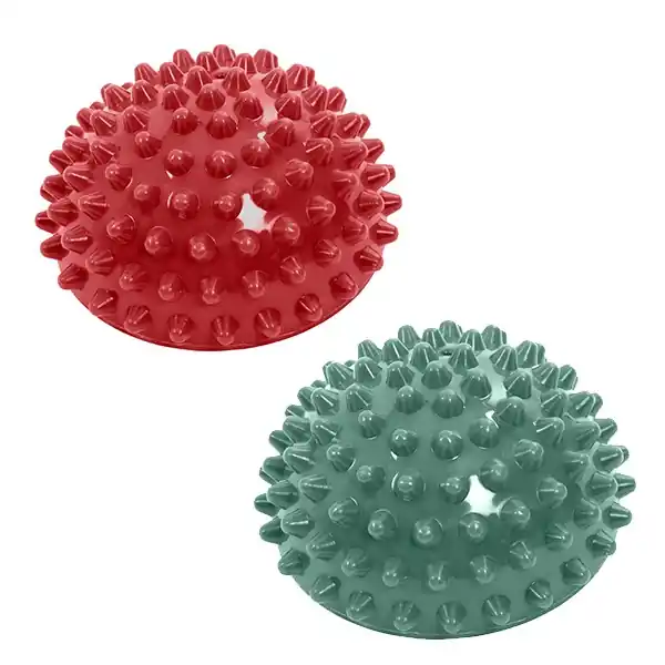 Balanskudde Kruuse Physio Tactile Podo Balance 4 st Grön/Röd 13 cm Begränsad tid