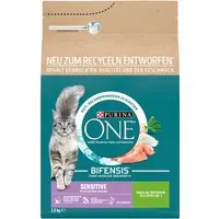 Endast denna vecka PURINA ONE Sensitive - Ekonomipack 2 x 2,8 kg