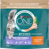 PURINA ONE Coat & Hairball - Ekonomipack 6 x 1,4 kg Nyhet