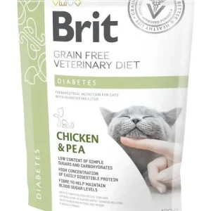 Brit Diabetes Kyckling & Ärt 400 g för katter Fynd