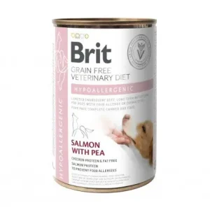 Brit Hypoallergenic Salmon with Pea Hund 400 g Populär