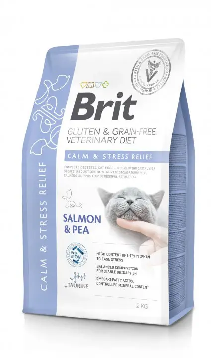 Brit Calm & Stress Relief Salmon & Pea Katt Kundfavorit