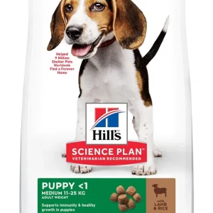 Begränsat antal Hill‘s Science Plan Hund Medium Valp Lamm & Ris 18 kg