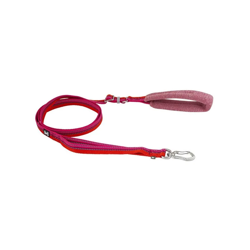 Beställ nu Hurtta ECO Justerbart Hundkoppel 120-180 cm Röd/Rosa