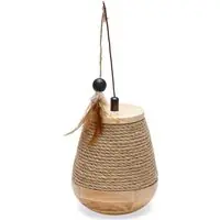 Billig Designed by Lotte kattleksak Tumble Mae i trä - Ø 15 x H 18 cm