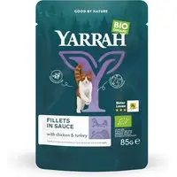 Nedsatt pris Ekonomipack Yarrah Ekologisk Filets in Sauce 28 x 85 g - Ekologisk Kalkon