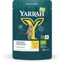 Ekonomipack Yarrah Ekologisk Filets in Sauce 28 x 85 g - Ekologisk Kyckling Premium