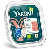 Rabatter Ekonomipack Yarrah Ekologiskt 48 x 100 g - Paté Lax med ekologiska havsalger