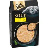 Ekonomipack Sheba Classic Soup Pouch 80 x 40 g - Kyckling Snabb leverans
