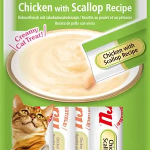 Sänkt pris Cat Creamy Chicken with Scallop 4x14g