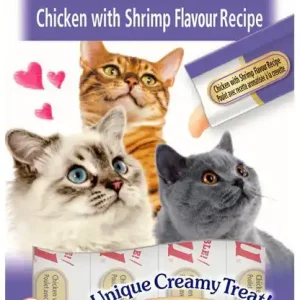 Cat Creamy Chicken with Shrimp flavor, 4pack Beställ idag