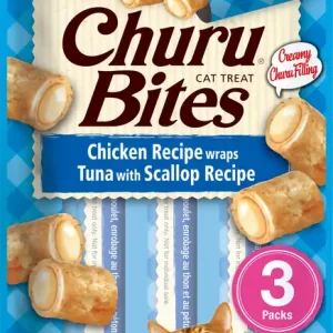 Cat Bites Chicken wraps Tuna with Scallop 3x10g Erbjudandepris