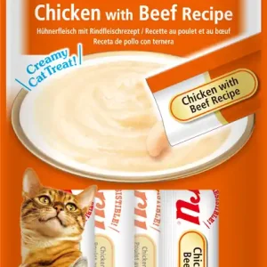 Cat Cremy Chicken with Beef 4x14g Utförsäljning