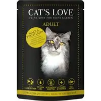 Cat‘s Love 12 x 85 g - Kalv & kalkon Fynd