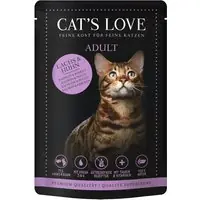 Cat‘s Love 12 x 85 g - Lax & kyckling Extra rabatt
