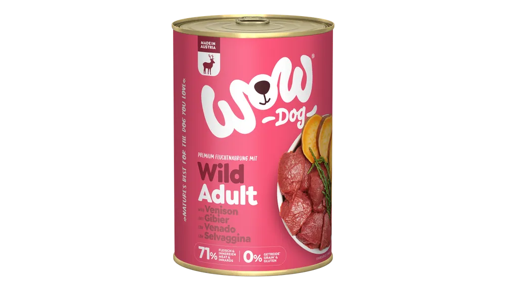 Dog Adult Venison Paté Våtfoder till Hund - 6 x 400 g Populär