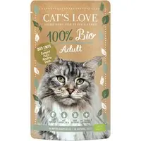Ekonomipack Cat‘s Love Ekologisk 12 x 100 g - Ekologisk anka Begränsad tid