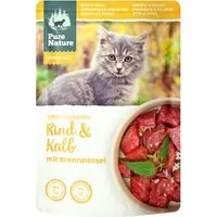 Extra rabatt Ekonomipack Pure Nature Junior Cat 24 x 85 g - Nötkött & kalv