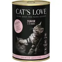 Rabatt Ekonomipack Cat‘s Love 12 x 400 g - Junior Kyckling