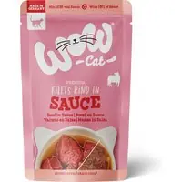Utförsäljning WOW Cat i sås 8 x 85 g - Nötkött