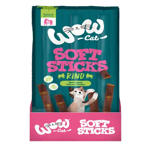 Soft Sticks Beef Kattgodis - 6 x 5 g Billigare