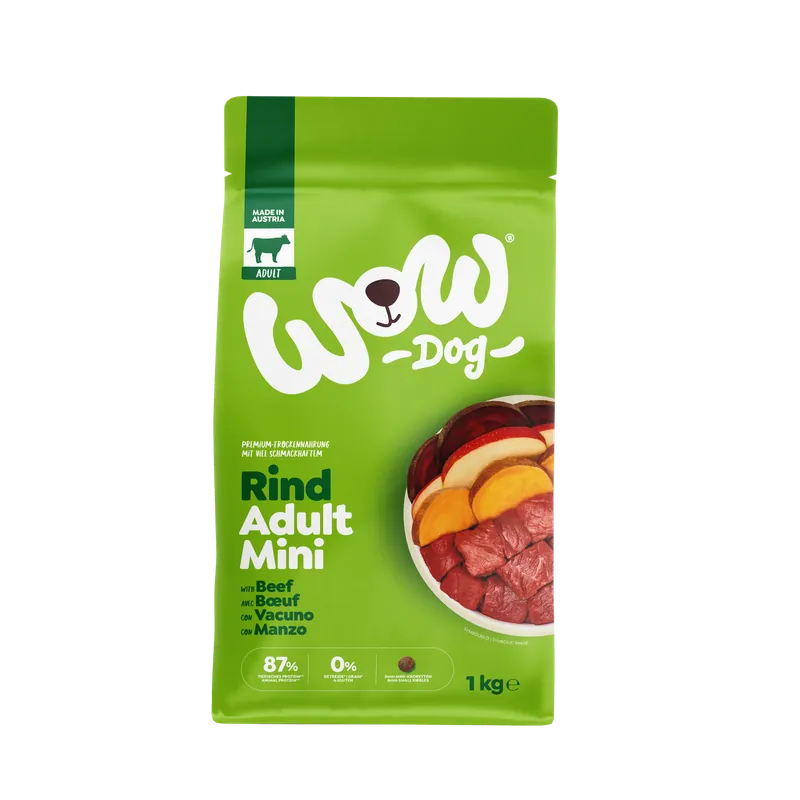 Dog Adult Minis Beef Torrfoder - 1 kg Erbjudande
