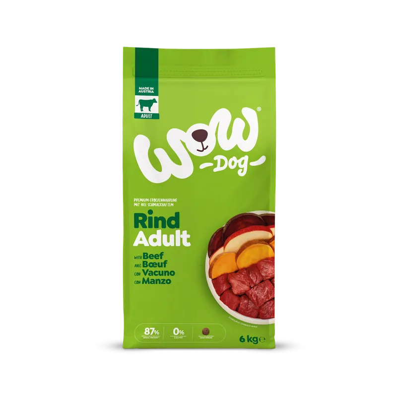 Populärt val Dog Adult Beef Torrfoder till Hund - 6 kg