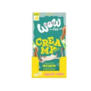 Creamy Snack Beef Kattgodis - 5 x 16 g Sänkt pris