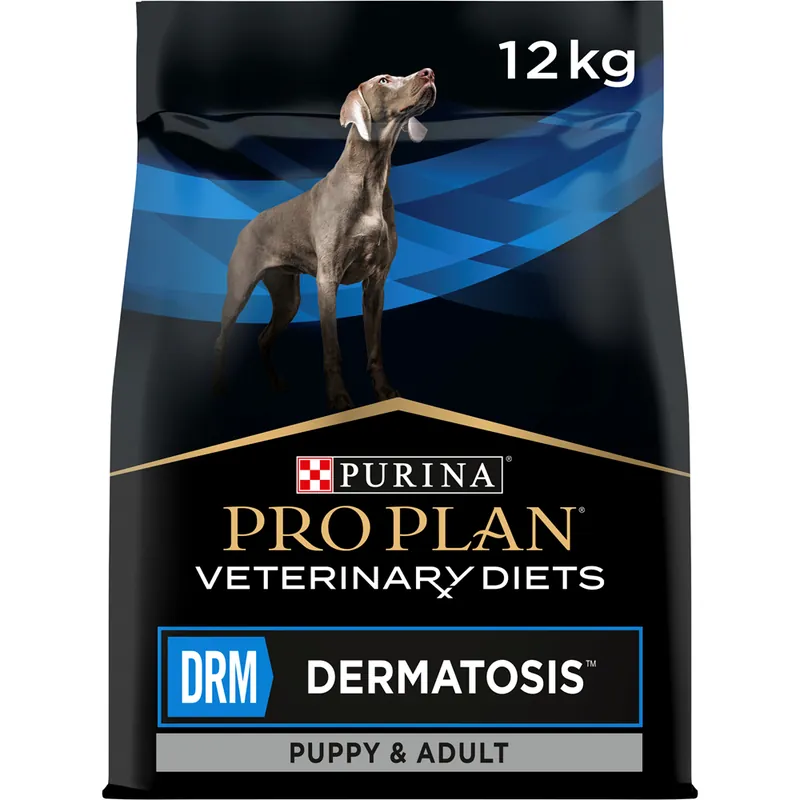 Endast denna vecka Purina Pro Plan Veterinary Diets Canine DRM Dermatosis 12 kg