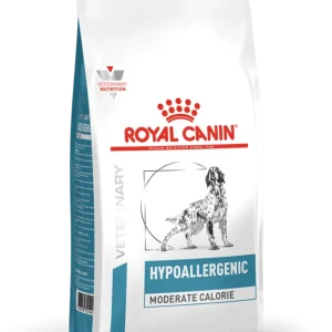 Rabatter Royal Canin Veterinary Diets Derma Hypoallergenic Moderate Calorie torrfoder för hund 1,5 kg