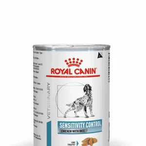 Snabb frakt Royal Canin Veterinary Diets Derma Sensitivity Control Chicken Can våtfoder för hund 12x410 g