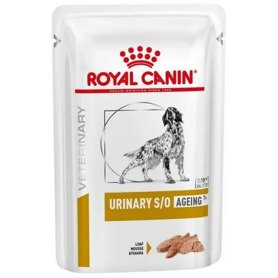 Snabb leverans Royal Canin Veterinary Dog Urinary S/O Ageing Wet Loaf 12x85g