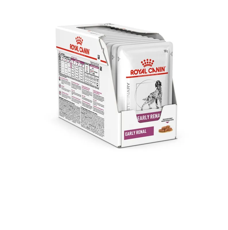 Beställ nu Royal Canin Veterinary Dog Vital Early Renal Wet 12x100 g