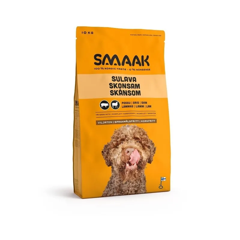 Nyhet SMAAK Dog Adult Grain Free Pork