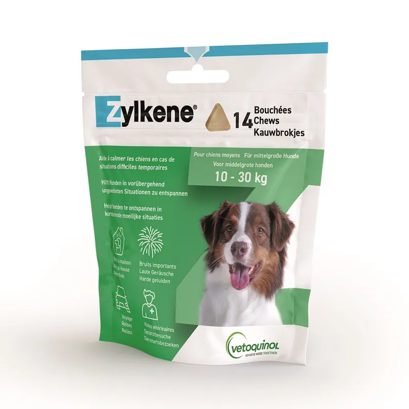 Erbjudandepris Stressreducerande tuggbitar Vetoquinol Zylkene Chews 10-30 kg