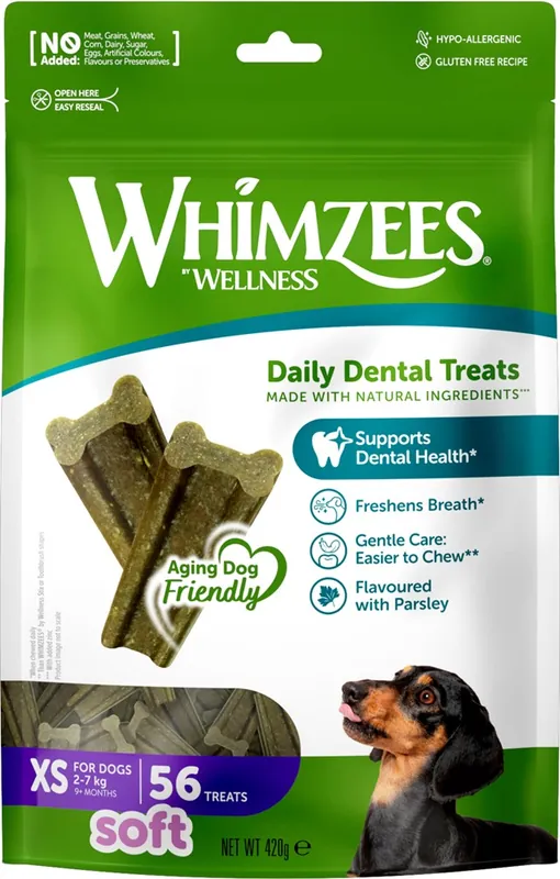 Fynd Tuggben Whimzees Soft Value XS 56 st 420 g