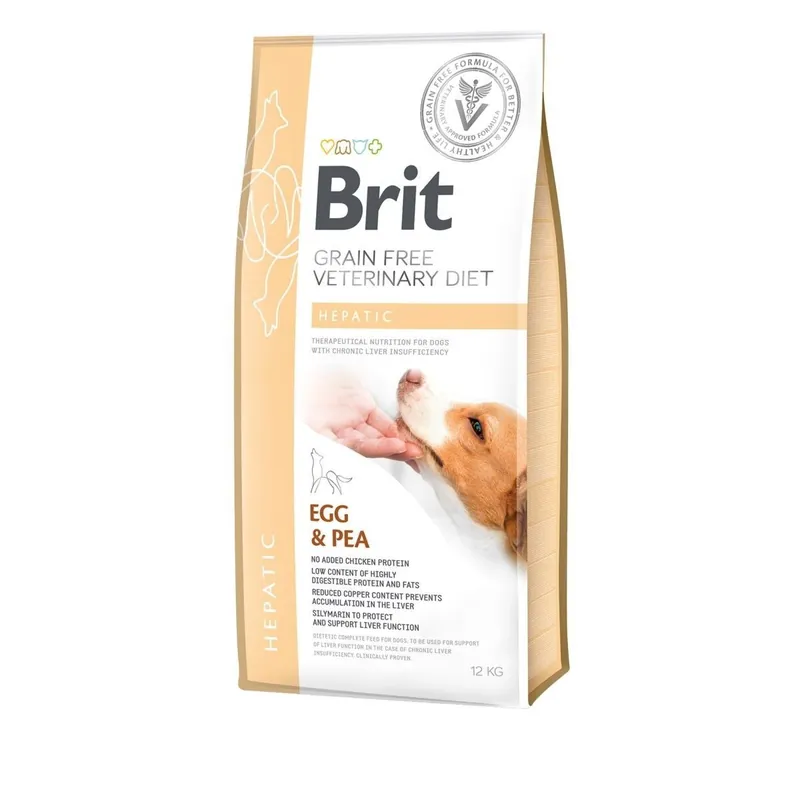 I lager Brit Veterinary Diet Dog Hepatic Grain Free