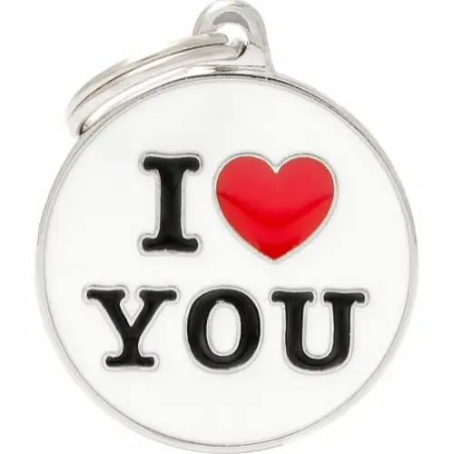 Reapris MyFamily ID-bricka charms, I love you